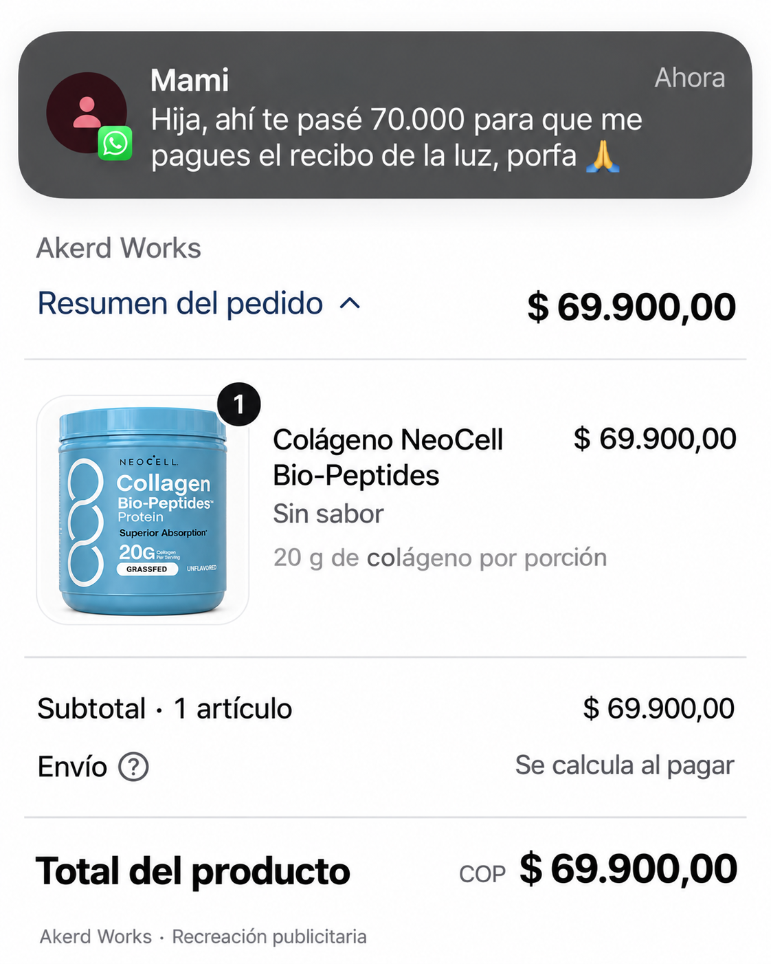 NeoCell® Collagen Bio-Peptides | Colágeno en polvo