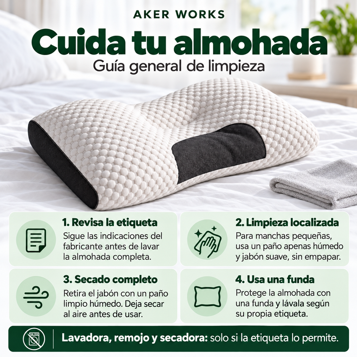 Almohada Cervical 3D | Descanso y Confort