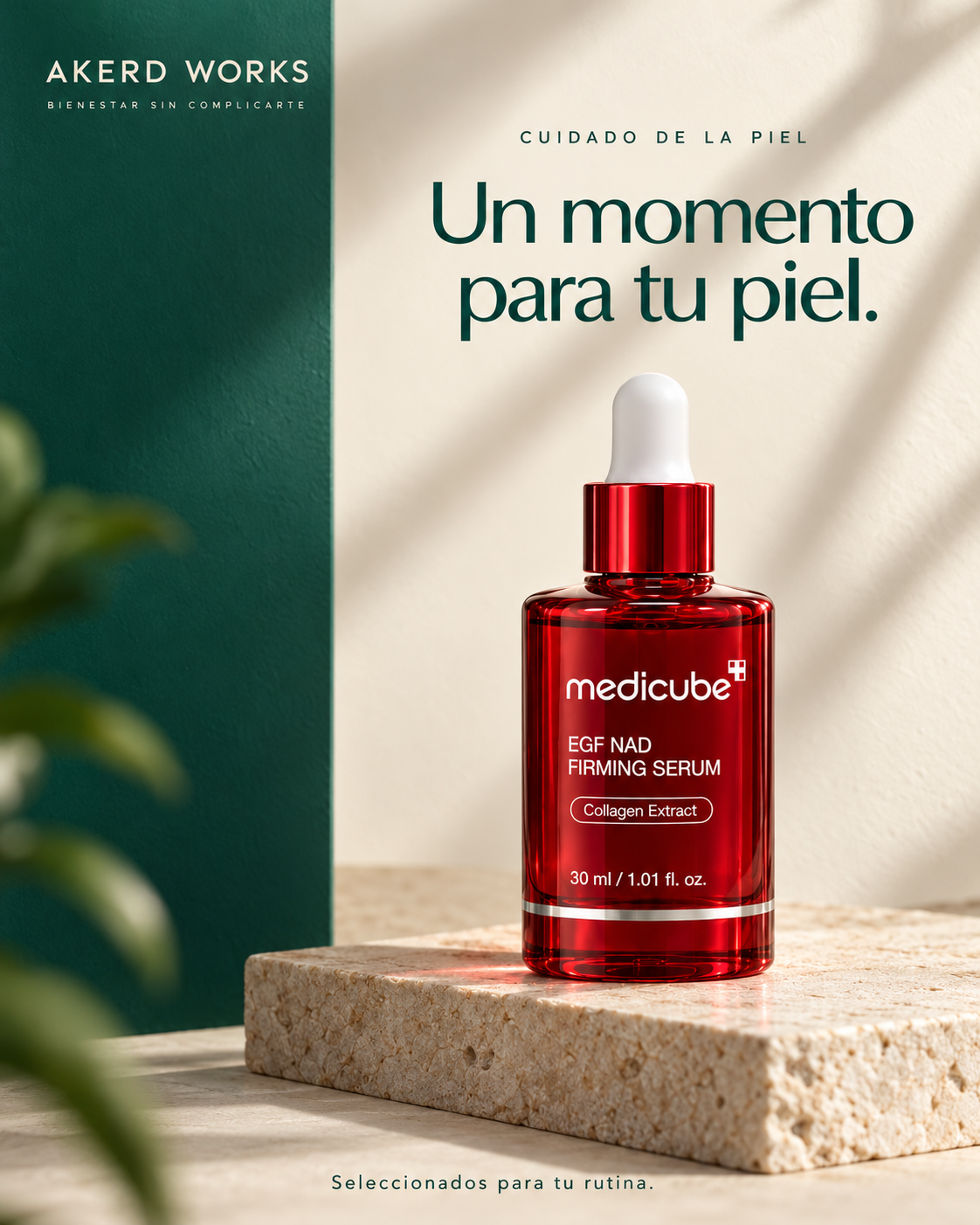 Medicube EGF NAD | Sérum reafirmante · 30 ml