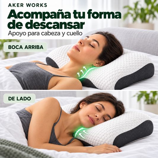 Almohada Cervical 3D | Descanso y Confort