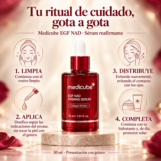 Medicube EGF NAD | Sérum reafirmante · 30 ml
