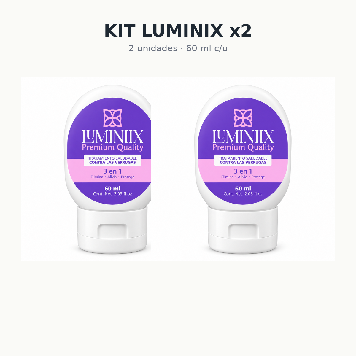 Kit Luminix x2 con 2 unidades de 60 ml